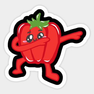 Dancing Steppes Rocking Beaten Dances Peppers Sticker